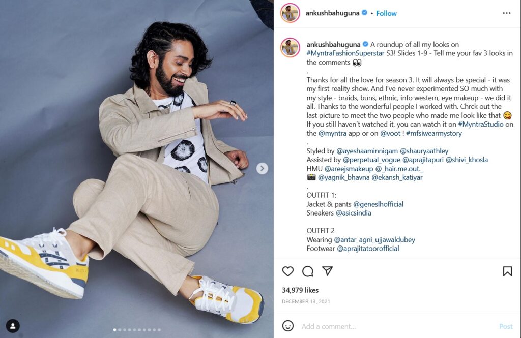 Top Men's fashion Influencers in India